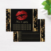 Marble & Red Glitter Lips Instructions (Desk)