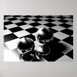 Marble reflection poster