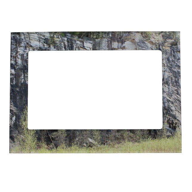 Marble Rock Wall At Natural Bridge Nature  Magnetic Frame (Front)