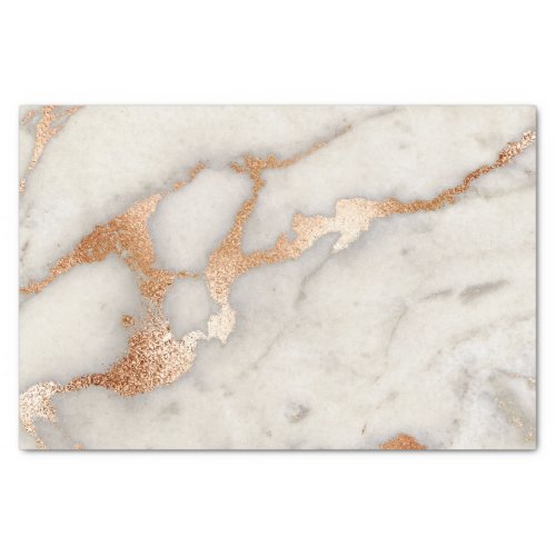 Marble Rose Gold Coral Peach Gray Copper Tissue Paper