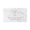 Marble & Rose Gold Scissors Logo Hairstylist