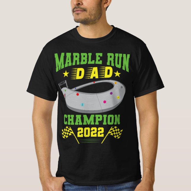 MARBLE RUN DAD. T-Shirt (Front)