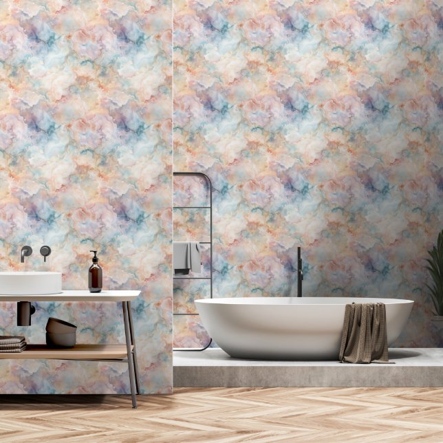 Marble Sand and Sky Wallpaper (Bathroom)