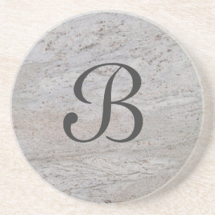 Marble Series--White coaster--1 of Many Colors Sandstone Coaster