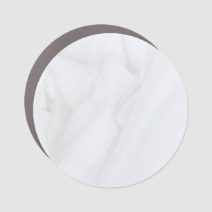 Marble Stone 3" x 3" Small Circle Car Magnet