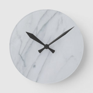 Marble Stone 8" Round Acrylic Wall Clock