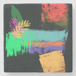 Marble Stone Aesthetic Coaster-Multi Colored Coaster