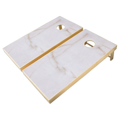 Marble Stone Background Cornhole Set