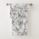 Marble Stone Bath Towel Set