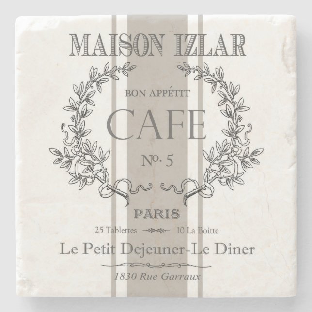 Marble Stone Coaster (Front)