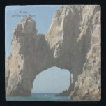 Marble Stone Coaster<br><div class="desc">El Arco in Cabo will make a cool coaster for you and your guests.</div>