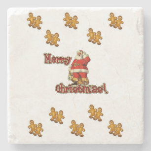 Marble Stone Coaster Christmas
