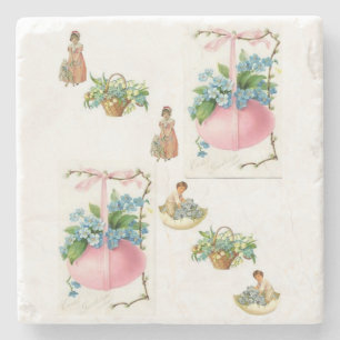 Marble Stone Coaster Easter
