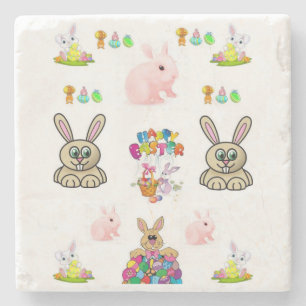 Marble Stone Coaster Easter