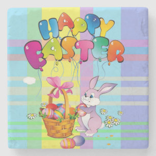 Marble Stone Coaster Easter
