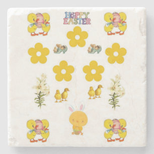Marble Stone Coaster Easter