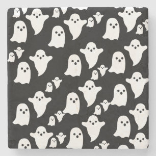 Marble Stone Coaster Halloween