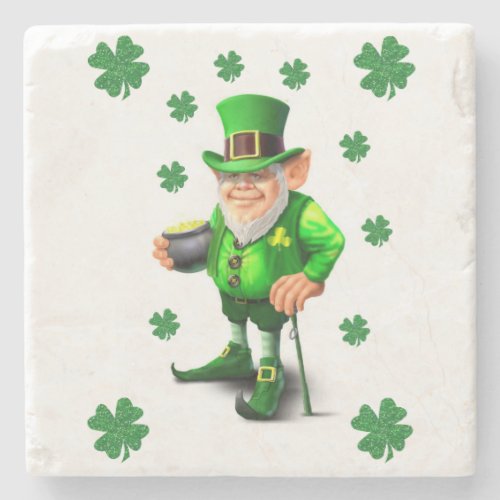 Marble Stone Coaster St Patricks Day