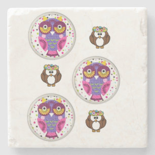 Marble Stone Coaster Valentine's Day