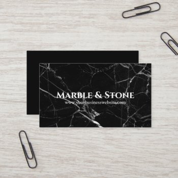 Marble & Stone Countertops Business Card by olicheldesign at Zazzle
