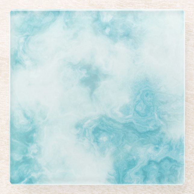 Marble Stone Glass Coaster (Front)