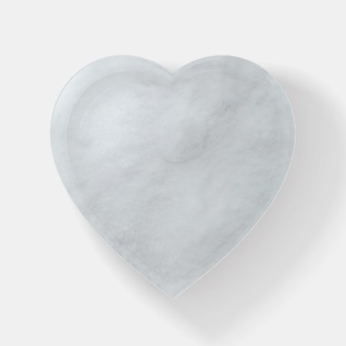 Marble Stone Glass Heart Paperweight