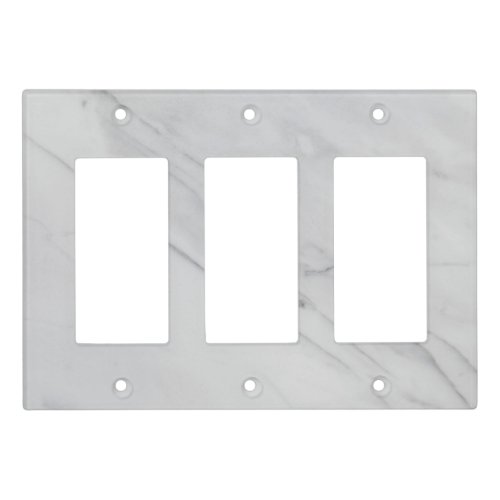 Marble Stone Grey Light Switch Cover