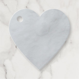Marble Stone Heart Favor Tags