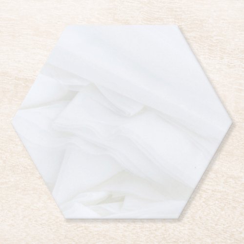 Marble Stone Hexagon Paper Coaster