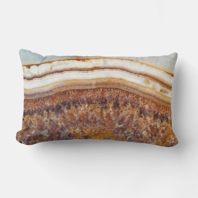 marble stone lumbar pillow (Front)