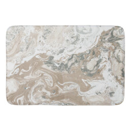 Marble Stone Luxury White Beige Ivory Gray Bathroom Mat