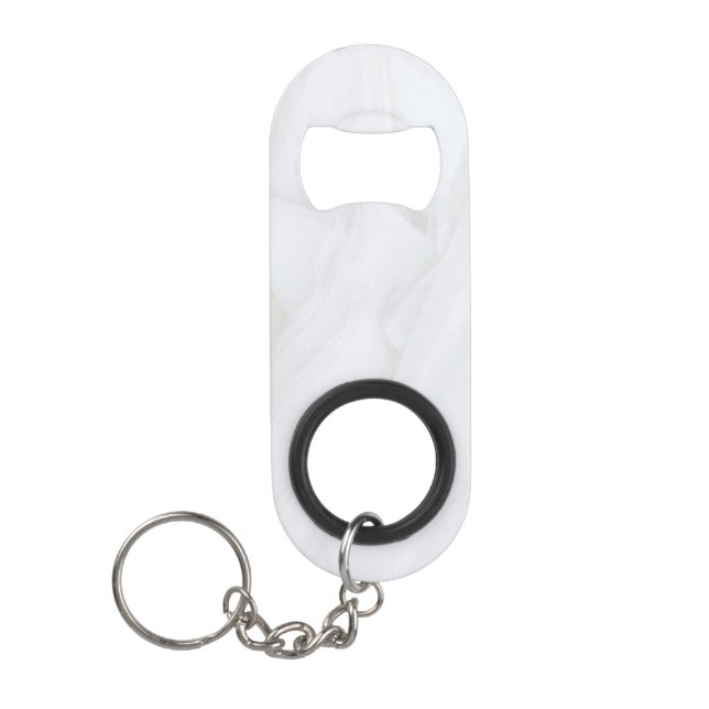Marble Stone Mini Bottle Opener With Keychain (Front)