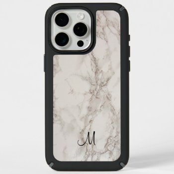 Marble Stone Monogram Apple Iphone 15 Pro Max Case by bestipadcasescovers at Zazzle