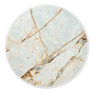 Marble stone pattern ceramic knob