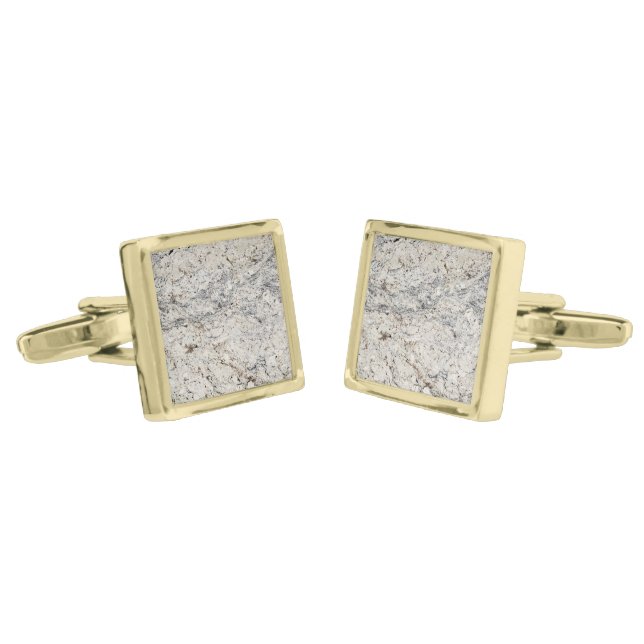 Marble Stone Pattern Cufflinks (Angled)