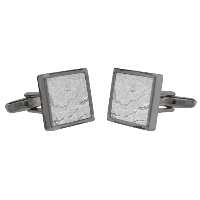 Marble Stone Pattern Cufflinks (Angled)