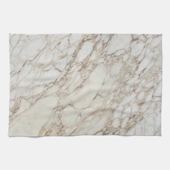 Marble Stone Pattern Kitchen Towel (Horizontal)