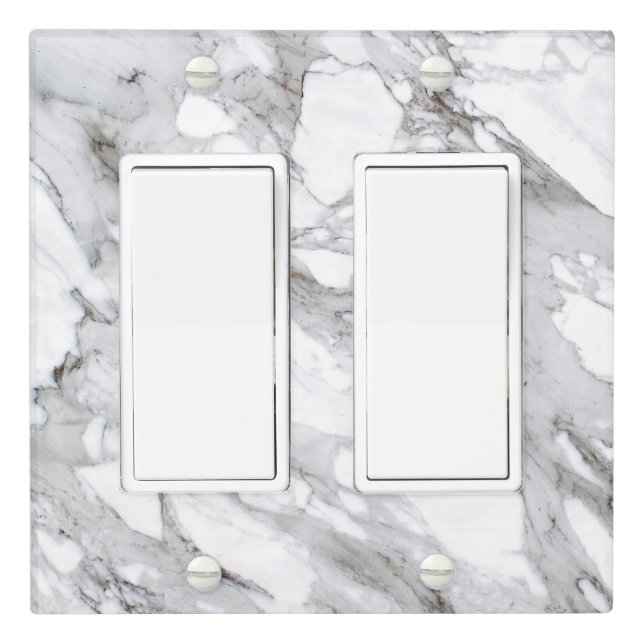 Marble Stone Pattern Light Switch Cover (In Situ)
