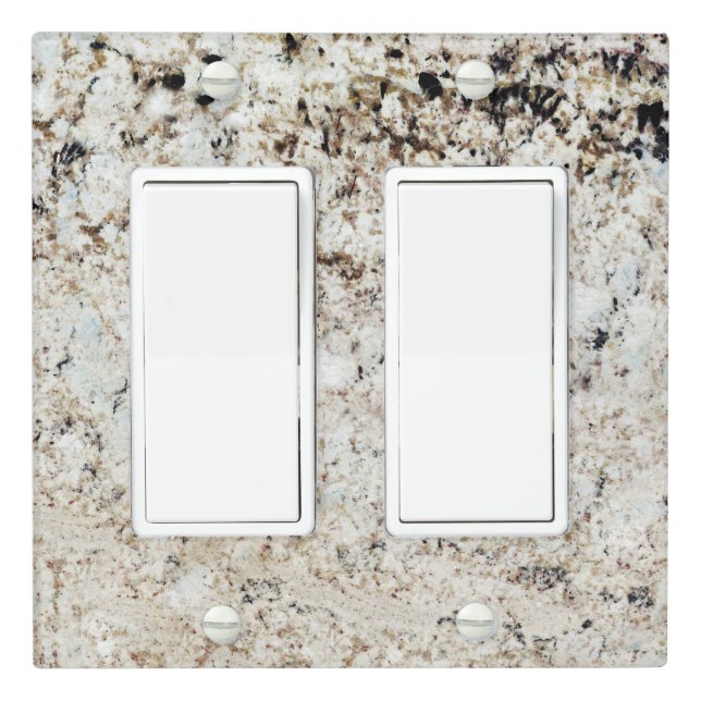Marble Stone Pattern Light Switch Cover (In Situ)