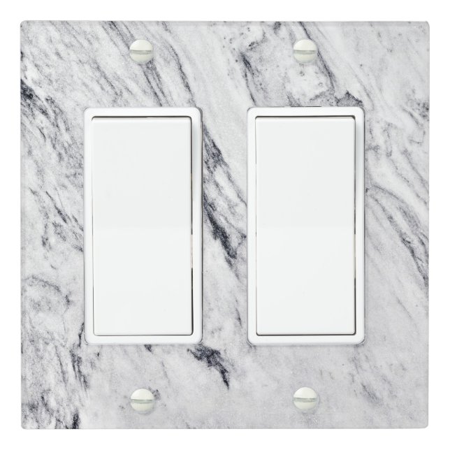 Marble Stone Pattern Light Switch Cover (In Situ)