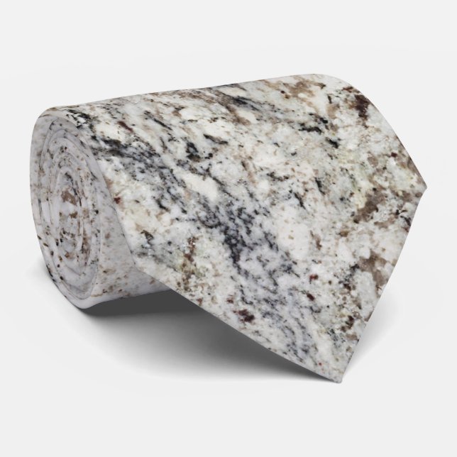 Marble Stone Pattern Tie (Rolled)
