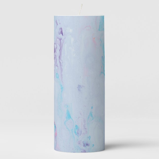 Marble Stone Pillar Candle (Front)