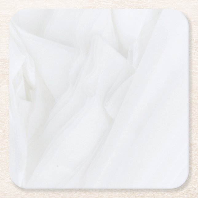 Marble Stone Square Square Paper Coaster (Front)