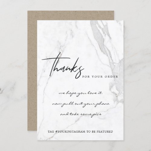 MARBLE STONE TEXTURE CORPORATE BUSINESS LOGO THANK YOU CARD