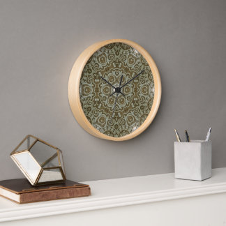 Marble Stone Texture Print Minimalist Aesthetic Clock