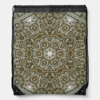 Marble Stone Texture Print Minimalist Aesthetic Drawstring Bag
