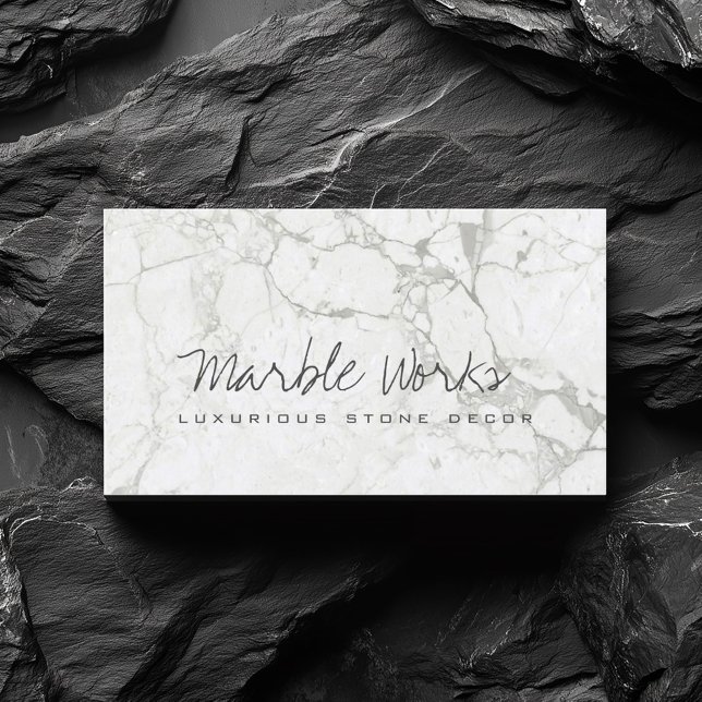 Marble Stone Works/Countertops/Monuments Cool Card (Perfect for business)