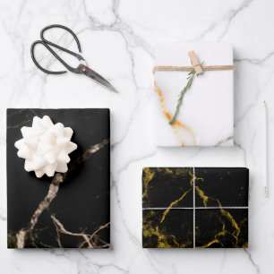 Marble Stone Wrapping Paper Sheets