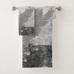 Marble Stripe Glam #1 #marble #texture #decor #art Bath Towel Set