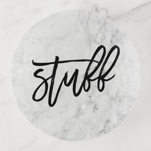 Marble Stuff Trinket Tray (Front)